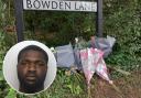 Tyrell James (inset) murdered Karl Stanislaus over a drug-related dispute in Bowden Lane, High Wycombe