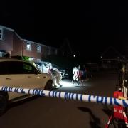 Police at the scene after a serious incident in Downley in High Wycombe on Friday, May 10