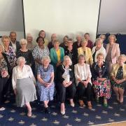 A group photo of the Inner Wheel Club