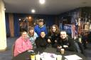 Several people slept over at Adams Park to raise funds for the Wycombe Homeless Connection