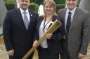 Olympic flame arrives in Marlow after all
