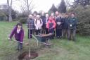 Oak tree planted to commemorate memorial garden's 80th anniversary