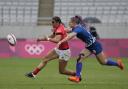 Helena Rowland scored a try for Team GB against  New Zealand but GB lost 26-21 (PA)