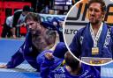 Tom Hardy unleashed his inner fighter at the Bucks martial arts championships (Credit: SWNS)