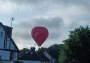 Hot air balloon is seen 'almost landing on houses'  - Did you spot it over Bucks?