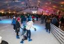 Ice rink on the launch night
