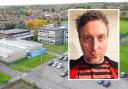 Lee Wignall is among the parents angry at Burnham Park Academy's closure and its use for filming
