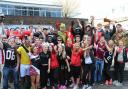 Students run a mile for Sport Relief