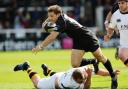 Gopperth faces Wasps during his spell with Newcastle Falcons