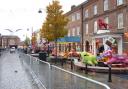 Fairground rides fill the High Street on 'switch-on Thursday'.  (Archive picture)