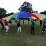 The Holmer Green Scouts in action