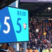 It is the first 5-5 scoreline Wycombe Wanderers have had this century