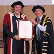 John Otway got his honorary music doctorate from Alistair Fitt, Vice Chancellor of Oxford Brookes (Ede and Ravenscroft)