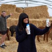 TV's Claudia Winkleman shoots hair campaign with TikTok viral Bucks farmer