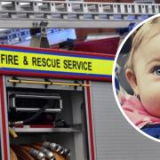 Bucks firefighters rescue baby trapped in a car