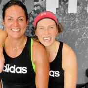 Claudia Wilson (left) and Nicola Pearson (right) from Buckinghamshire are world record holders