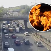 Fire service update after M40 holdup closed lanes at rush hour