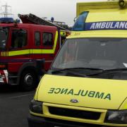 Emergency services attend crash after woman is injured