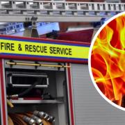 Emergency services attend after fire involving gas