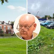 New Gerrards Cross Mayor Brian Peck accused of abusing his position by letting construction workers building his luxury homes to park on a public green
