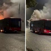 Bus company says buses are safe after 'shocking' fire