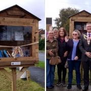 'It's just wonderful': Free library built from recycled materials opens in Bucks town
