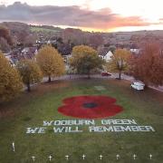 The poppy cypher is currently in Wooburn Green