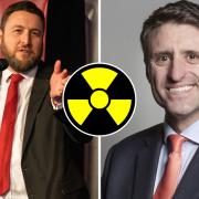 The Labour Leader of Milton Keynes City Council Peter Marland (L) and the Conservative MP for Milton Keynes North Ben Everitt (R) clashed over claims that a site in the north of the city is being considered for the storage of nuclear waste