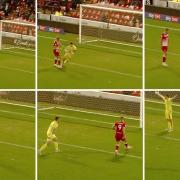 The goal was Sam Cosgrove's first for Barnsley since joining in the summer (Sky)