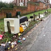 Dumped waste in Windsor End