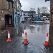 Parts of Chalfont St Peter were badly impacted by the flooding