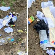 Litter allegedly dumped by East West Rail Alliance workers