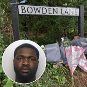 Tyrell James (inset) murdered Karl Stanislaus over a drug-related dispute in Bowden Lane, High Wycombe
