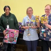 The gym gave High Wycombe Hospital over 100 Easter eggs to the local hospital