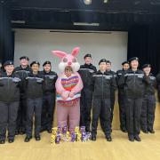 Thames Valley Police cadets in Beaconsfield, pictured above, took part in an Easter-themed end-of-term session