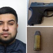 Man jailed for five years after police find TWO firearms and ammunition in car