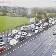 Traffic blocked on M25 near Gerrards Cross due to crash - live updates