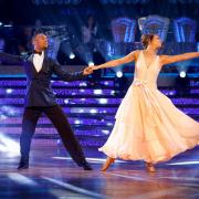 Ellie Taylor (right) and Johannes Radabe (left)during the dress rehearsal of Strictly Come Dancing on BBC1 in November 2022