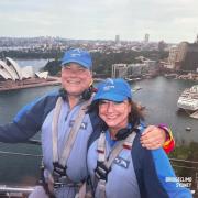 Laraine Campkin and her husband, David, in Australia