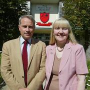 Highcrest's Senior Vice Principal Ian Newton and Principal Shena Moynihan