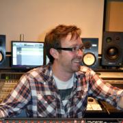 Chris Bunce, in one of the College's mixing studios