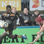 Christian Wade scored a hat-trick for Wasps