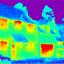 A thermal imaging picture