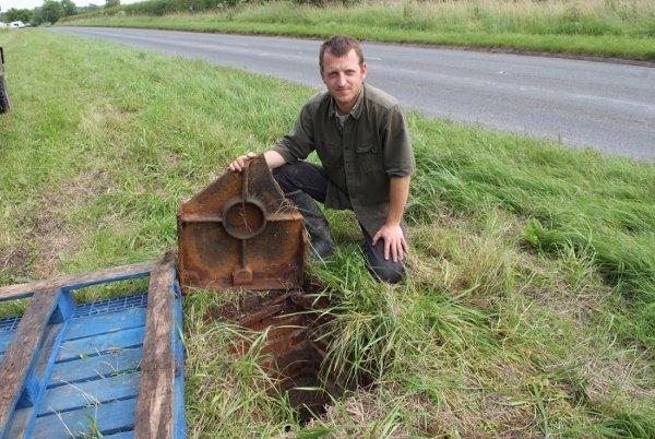 Son James Mcintosh who farms with his dad, Stuart