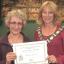 People's Award winner Barbara Richardson with Cllr Colette Littley