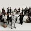 Jools Holland and his band. Photo by Mary McCartney