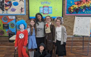TV presenter and author praises ‘fantastic’ schoolchildren on World Book Day visit
