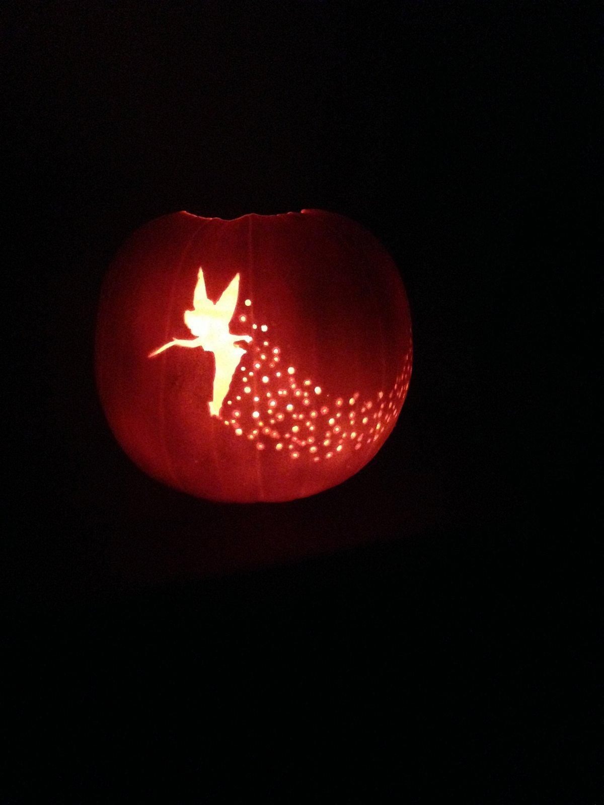Fairy pumpkin carving by Michael Adkins from Marlow.