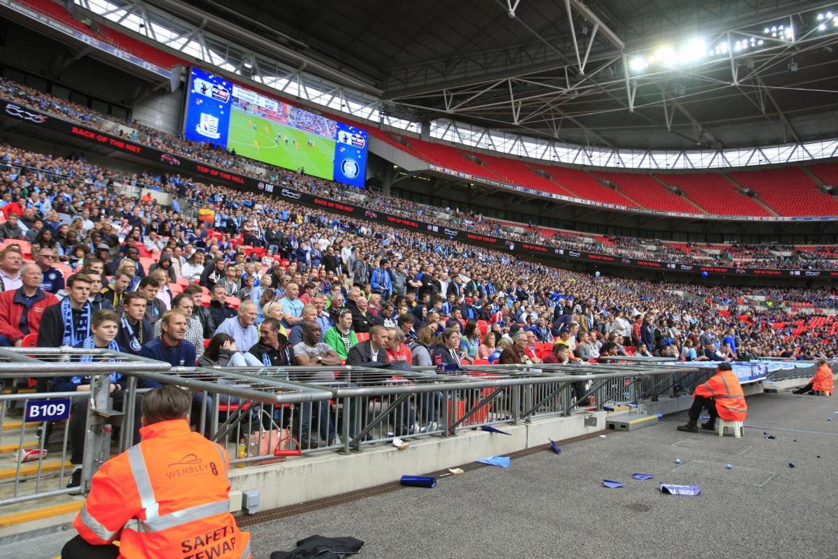 Wanderers’ Wembley crowd 2015