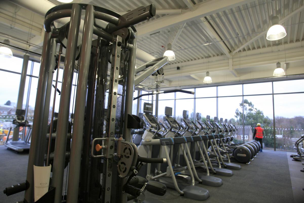 New gym in Wycombe Leisure Centre - ARM Images